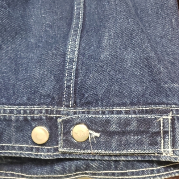 Sean John Sleeveless XL Denim Vest Raw Edge Sleeve - Picture 7 of 9